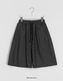 [unisex] Rimmo Snap Stripe Denim Bermuda Pants