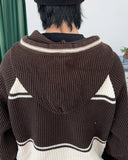 South Knitwear Hooded Zip-Up