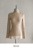 Loaem Epaulet Turtleneck Knit