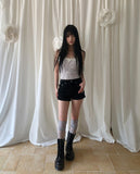 Poda See-through Ribbed Cardigan