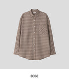 Rashid Overfit Check Shirt