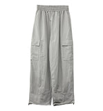 Low Wide Cargo Pants