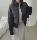 Pong Pong Thick High Neck Slim Knit Padding