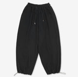 Fire embroidery string training pants