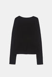 Cape slim hand warmer T-shirt