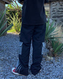 Beito mix track cargo pants