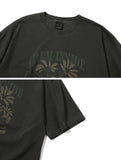 Peace Flower Pigment Short Sleeve T-Shirt