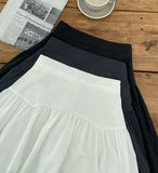 Eki Banding Shirring Flare Long Skirt