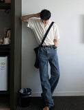 Linen short sleeve cardigan