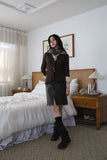 Meld ruffle cardigan