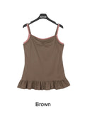 Lochen Layered Frill Sleeveless