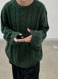 Twist acrylic loose fit knit