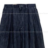 Sunday linen two-tuck wide pants