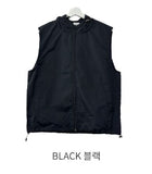 Nylon Crop Hood Vest