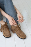 bohemian tassel loafers
