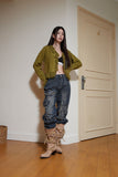 slouchy western boots