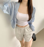 Lovely Dot Back Frill String See-through Windbreaker Jacket