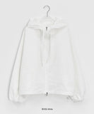 Hyoa Check Hood Windbreaker