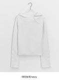 Sibyu Button Fleece Brushed Hoodie