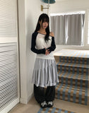 Ella Raglan One-Shoulder Long Sleeve T-Shirt