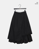 Erin Layered Flare Long Skirt