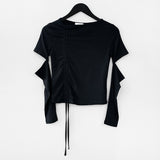 Effel Slit Shirring T-shirt