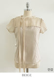 Hain Tie Color Matching Tulip Blouse