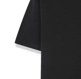 Veil Button V-neck Short Sleeve T-shirt