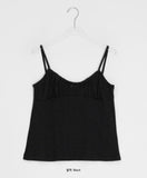 Chinatsu ribbon shirring sleeveless