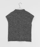 Rahini Layered Half-Neck Cap Short Sleeve Knit