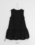 Miha Sleeveless Balloon Midi One Piece