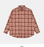 Daily heavy over glen check shirt