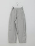 Bamyu Pin Tuck Banding Nylon Cut Wide Balloon Pants