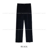 Uni corduroy pintuck pants