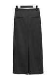 Jet Pocket Long Skirt