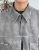 RENNE Vintage Leather Jacket