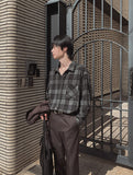 Posi Smooth Overfit Check Shirt