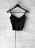 Backless Strap Padded Sleeveless