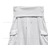Summer Folding Cargo Pocket Bermuda Pants
