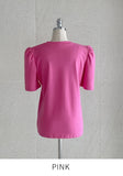 Vienna Lettering Puff Short Sleeve T-Shirt