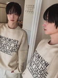 Promen Lettering Round Knit