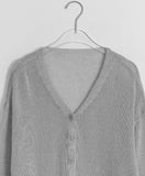 Humao Summer Punching Knit Cardigan