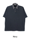 May Pigment Stripe Collar Tee