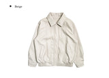 Unt Incision Boxy Leather Blouson Jacket
