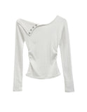 If Button One-Shoulder Off-Tee