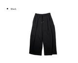 [Brushed] Joan 29 Patch Embroidered Pintuck Balloon Wide Pants