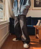 Cres Double Knee Carpenter Raw Denim Pants