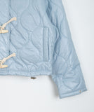 Limb toggle quilted short padded jumper