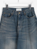 Tsunema washing wide denim pants