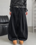 Ruben Two-Pin Tuck Two-Way Chino Pants